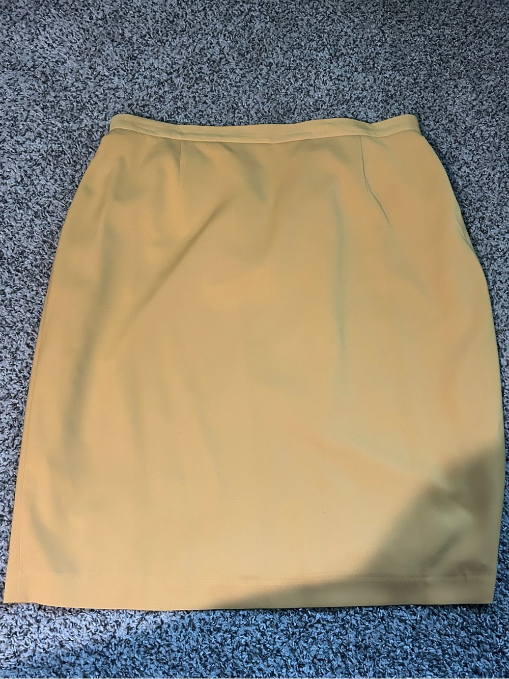 Vintage Yellow A-Line Skirt